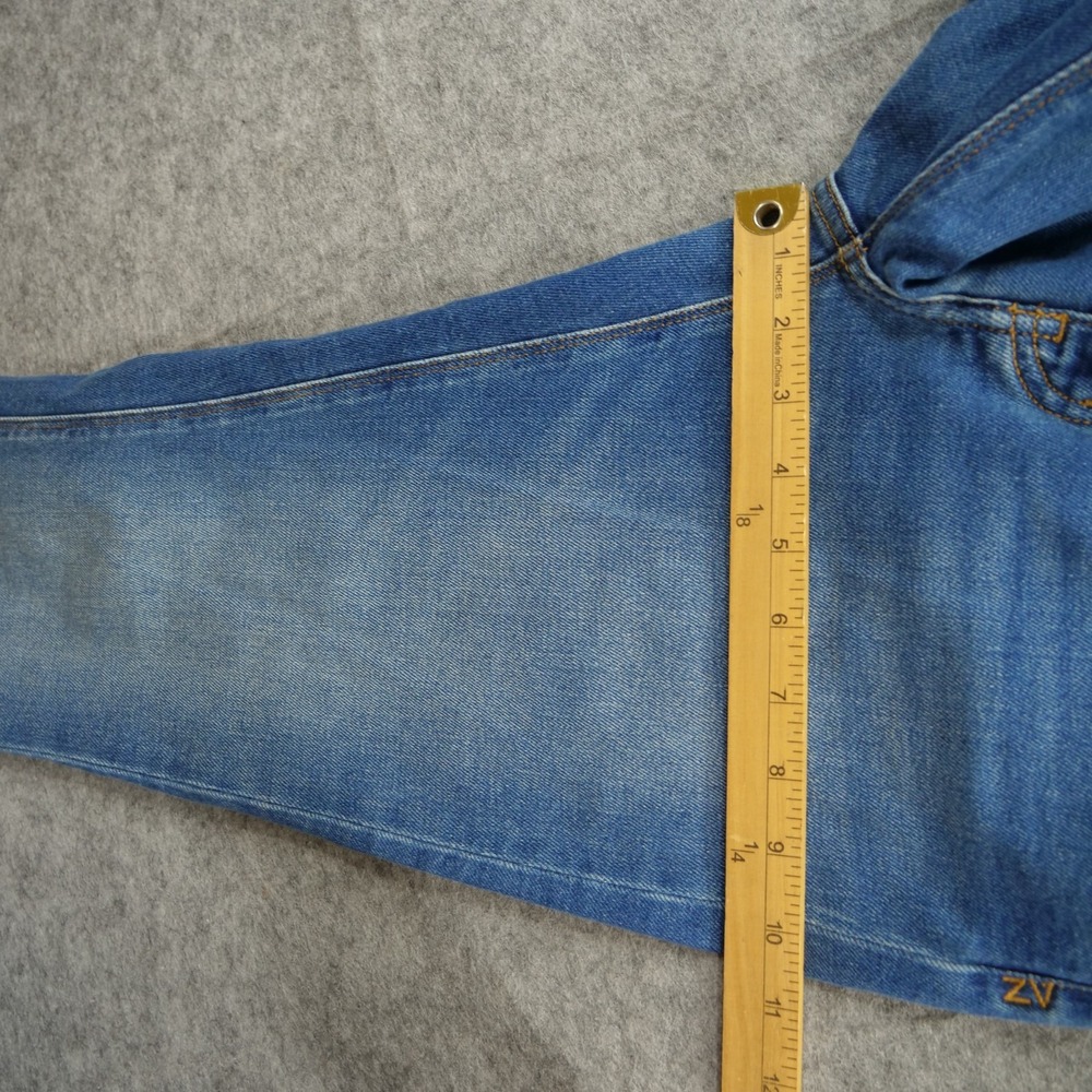 Zadig & Voltaire Jeans Womens 26 Blue Eclipse Slim Straight Mid Rise Denim - Picture 11 of 12